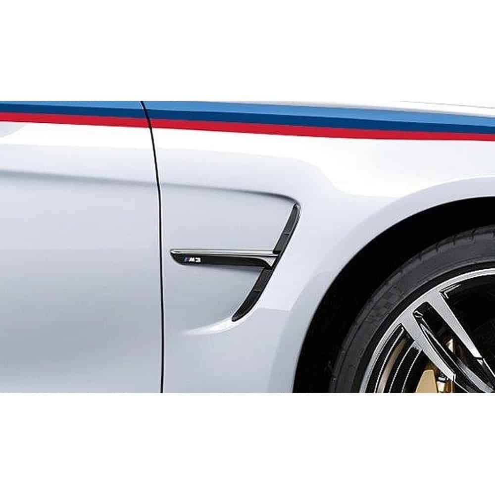 BMW M Performance Zierstäbe Seitenwand Hochglanz schwarz M3 F80