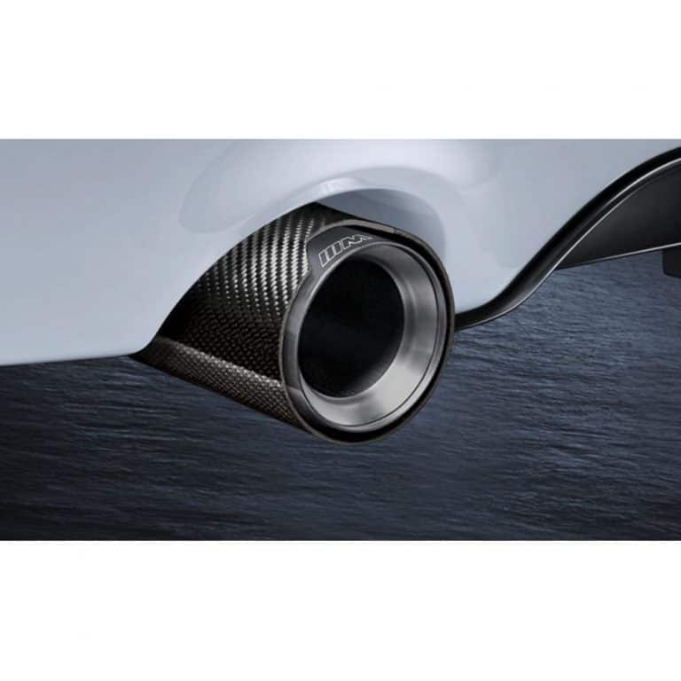 BMW M Performance Endrohrblende Carbon 2er F22 F23 3er F30 F31 4er F32 F33 F36 5er F10 F11 6er F06 Gran Coupe F12 F13