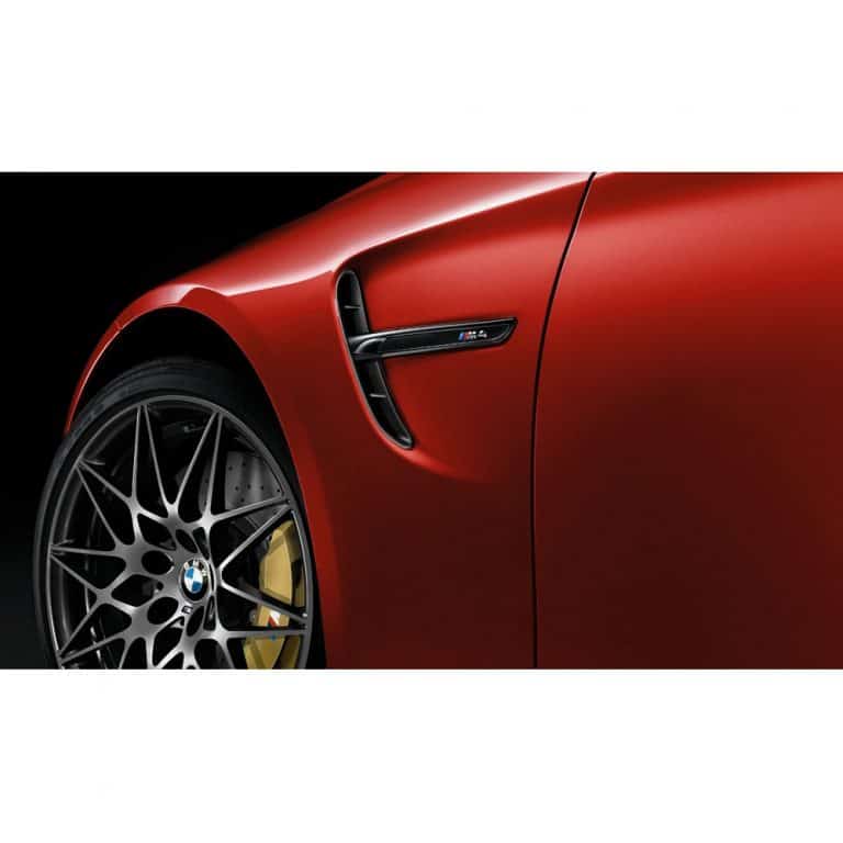 BMW M Performance Zierstäbe Seitenwand Hochglanz schwarz M4 F82 F83