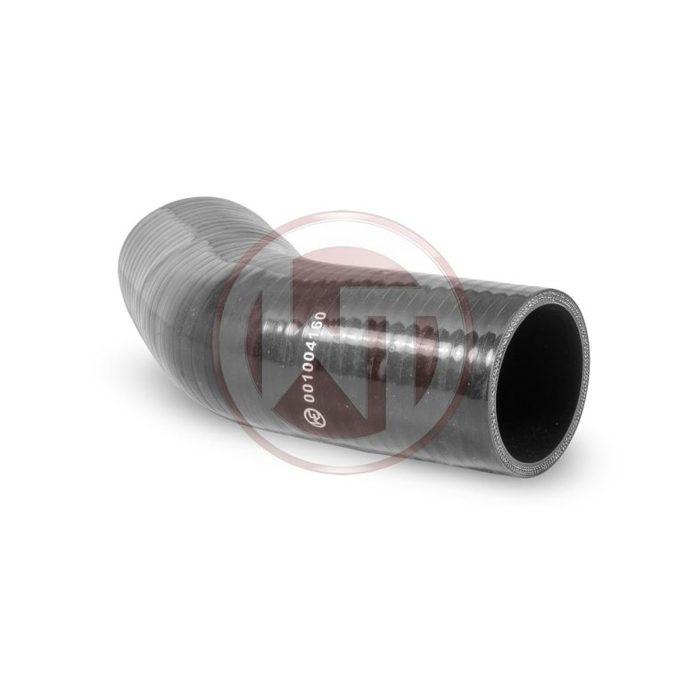 Ø80mm Silikonschlauch 45° Bogen schwarz